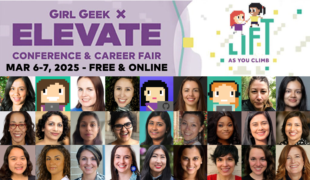 The Girl Geek X Elevate banner