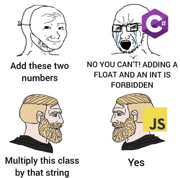 Javascript is great because it lets you do anything