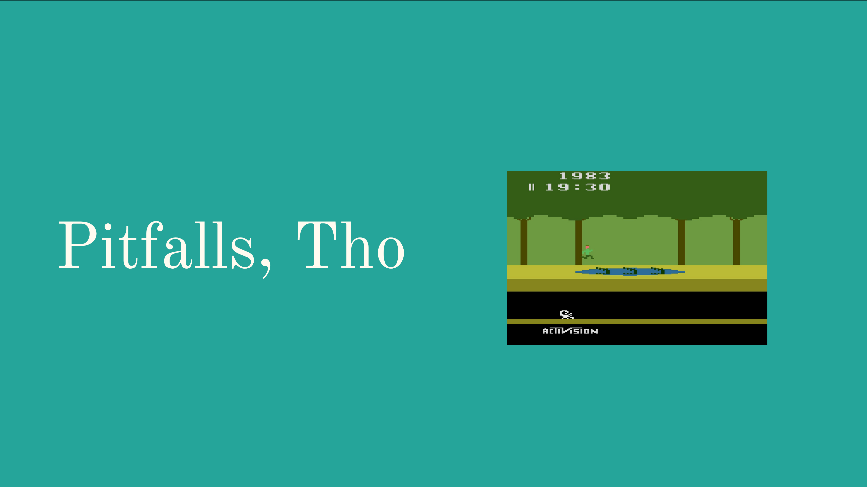 A screenshot of the game 'Pitfall!